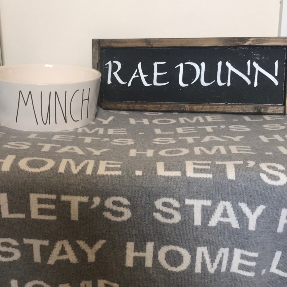 Rae Dunn Extra Large Dog Bowl